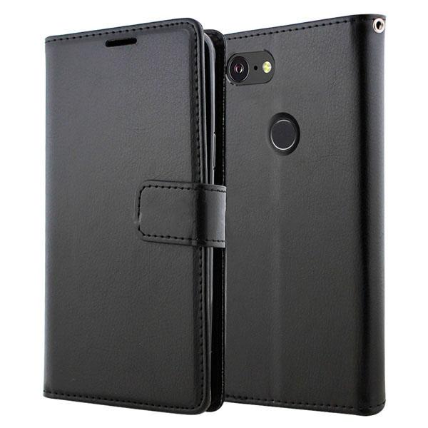 Google Pixel 3 Premium PU Leather Flip Wallet