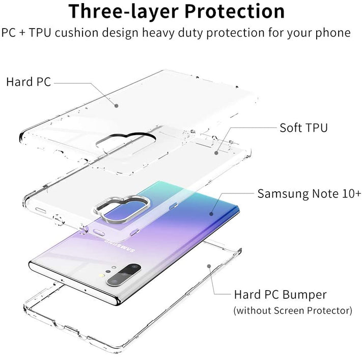 Samsung Note 10 Clear Hybrid Case