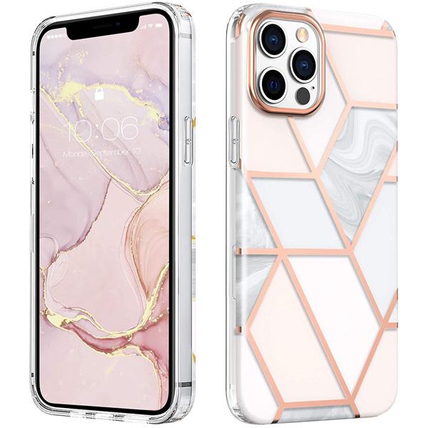 iPhone 12/12 Pro Electroplated Marble Line
