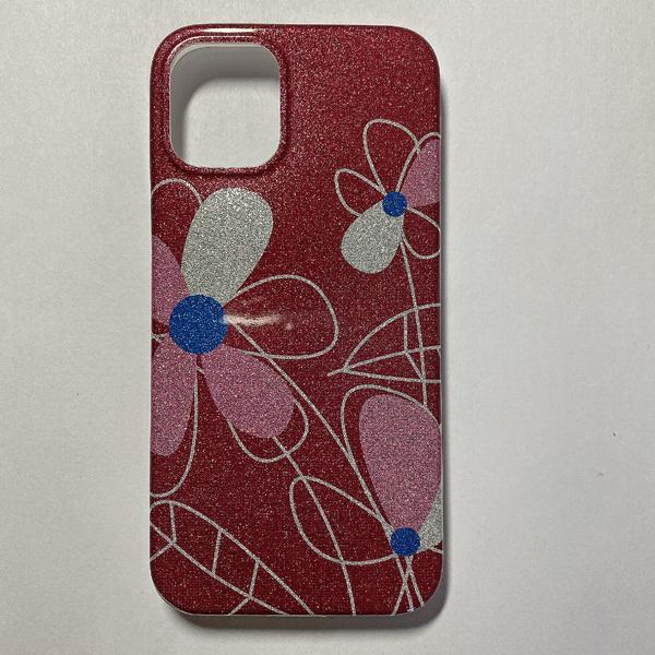 iPhone 12 Mini Glitter Flower & Star TPU