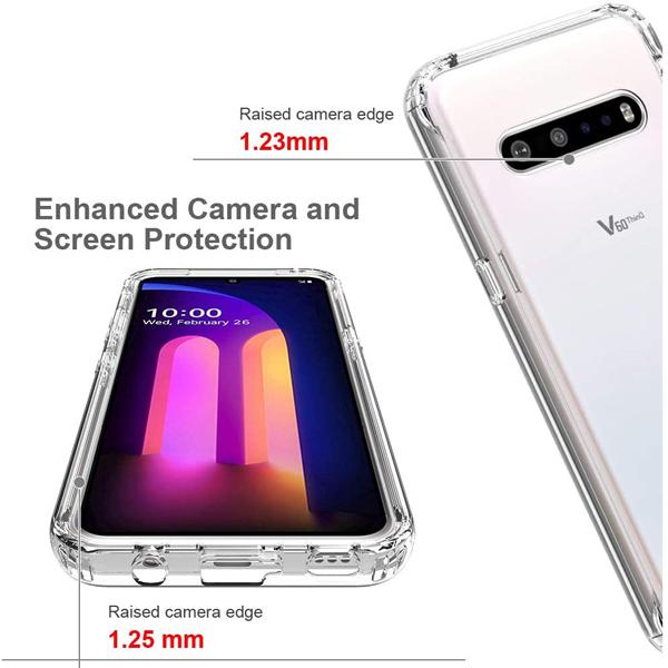 LG G8X Clear Hybrid Case