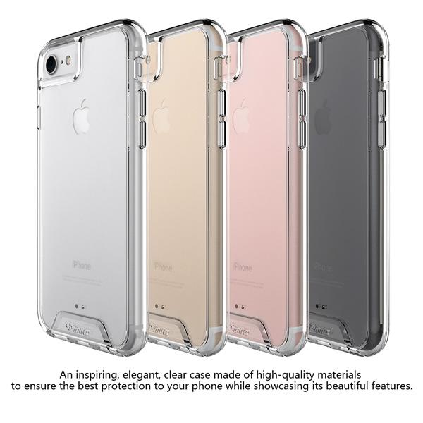 iPhone 7/8/SE Clear Hybrid Case